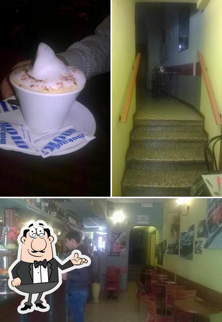 Questa è la foto che mostra la interni e bevanda di Bar Stella di Cascini Rosa