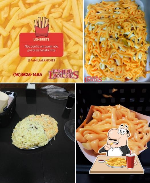 Batata frita em Família Lanches