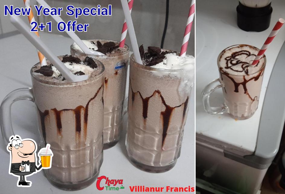 Enjoy a drink at Chaya Time