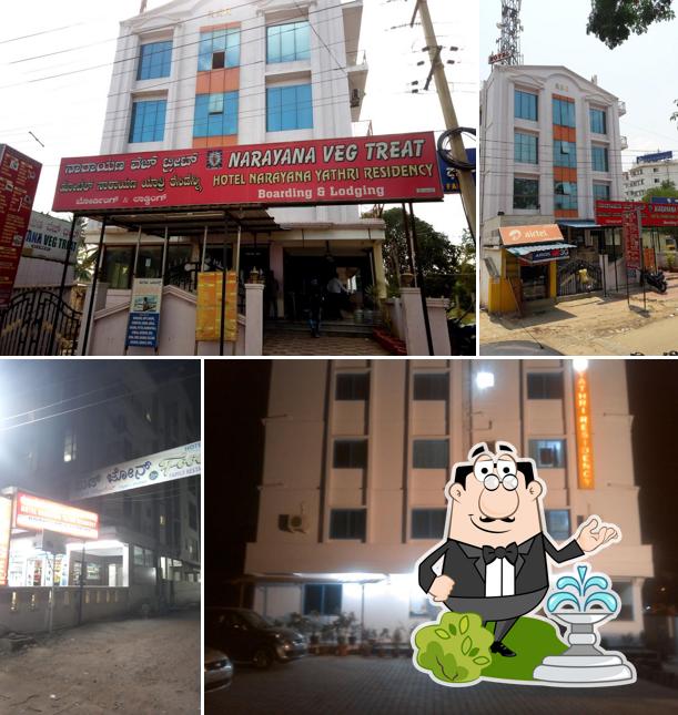 Enjoy the view outside Narayana Yathri Residency