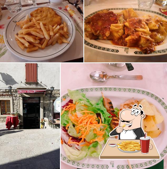 Prova a prendere un piatto di patatine a Ristorante Buca San Francesco Srl