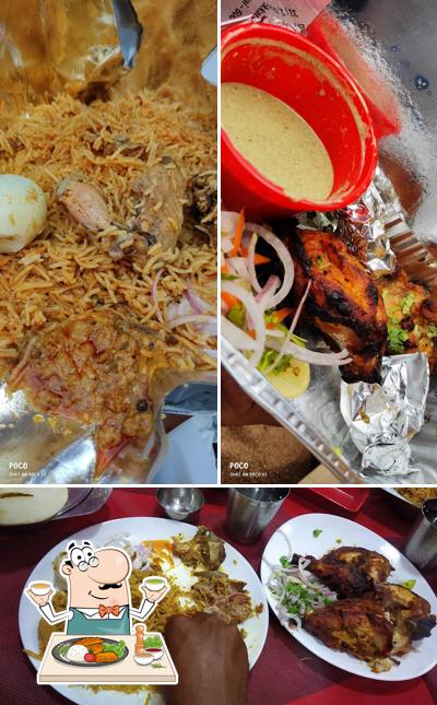 Food at SS Hyderabad Biryani Light House