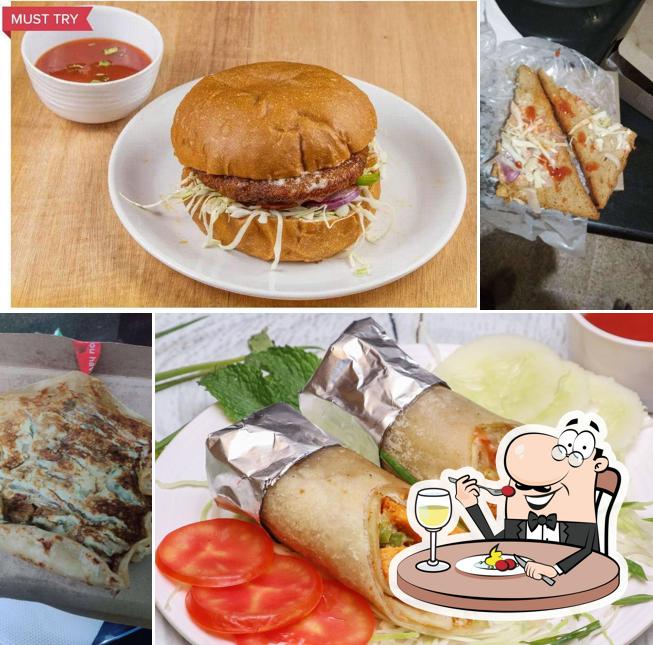 Pulled pork sandwich at Sahithya Foodies