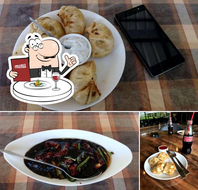 The image of food and beer at Tibchi's