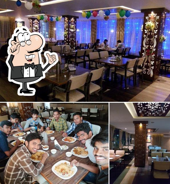 The interior of Sairam Restaurant & Sairam Tiffins