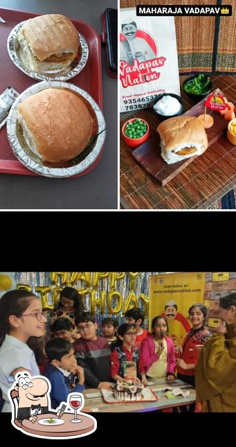 Food at Vadapav Nation