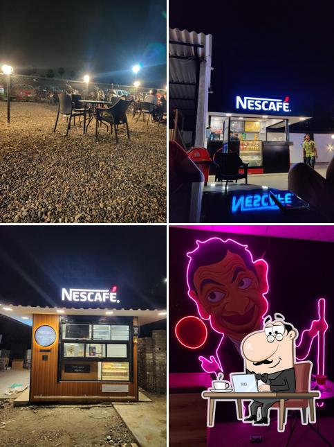 The interior of Nescafe Canal Road