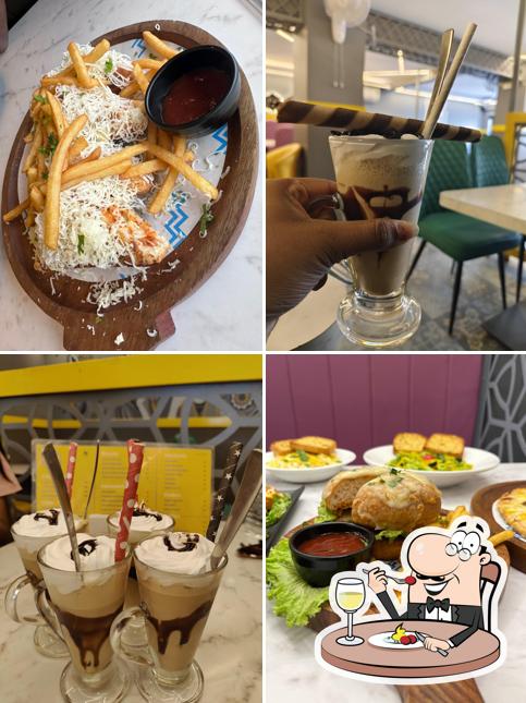 Food at Crazy Cheesy Cafe