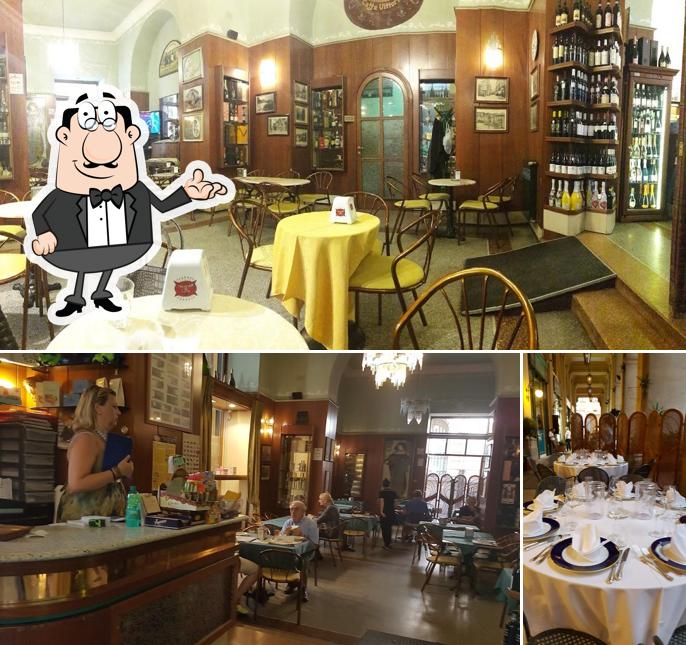 Dai un'occhiata agli interni di Gran Caffè Vittoria