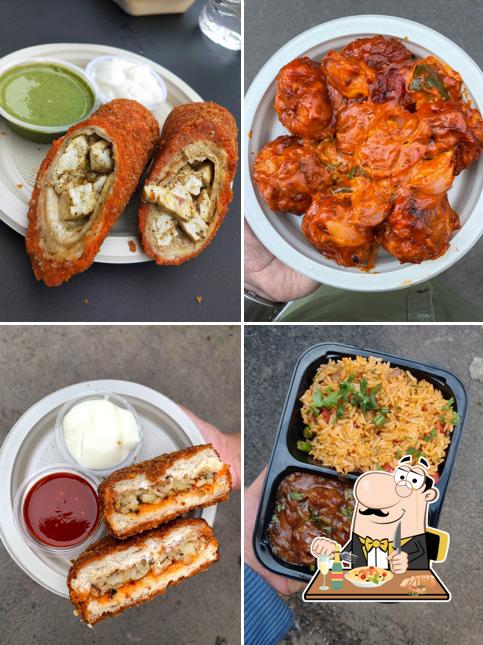 Food at King Shawarma