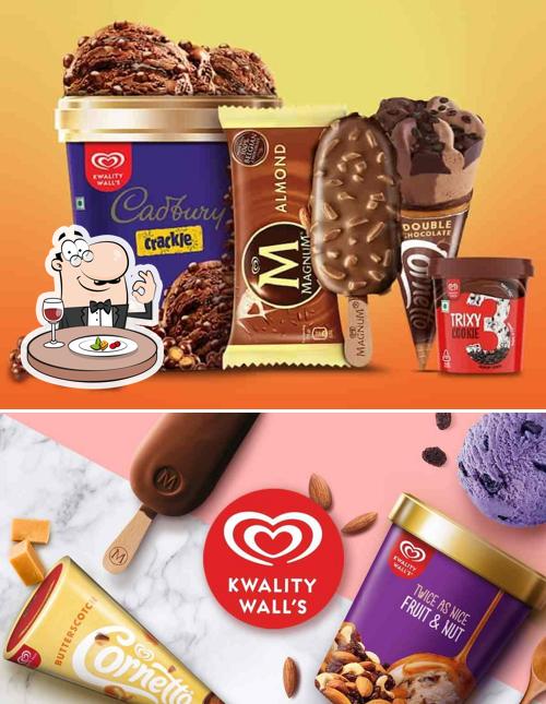 Food at Kwality Wall's Ice Cream And More