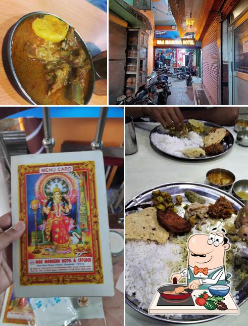 Chicken curry at Maa Manasha Hotel