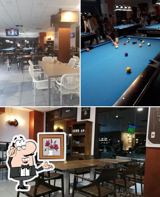 Dai un'occhiata agli interni di 99% bar-cucina-biliardi