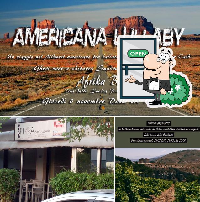 La foto di esterno e interni da Afrika Bar