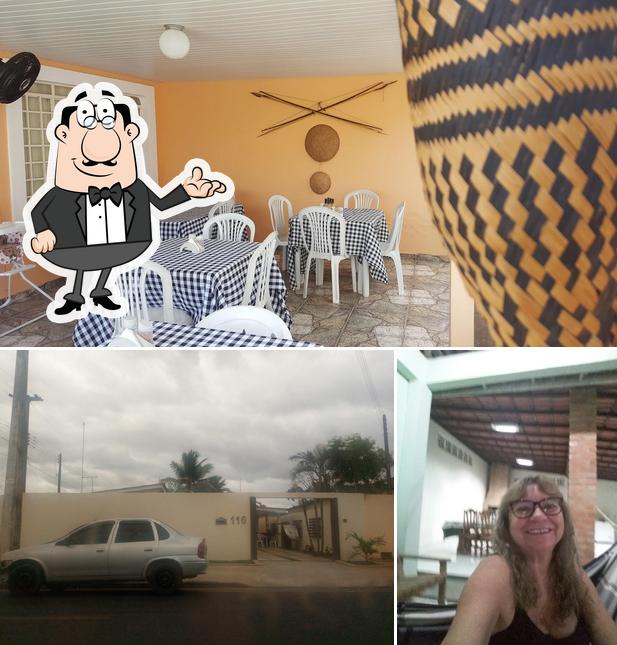 Entre diferentes coisas, interior e exterior podem ser encontrados no Gabi Comida Caseira - Marmitas e Marmitex