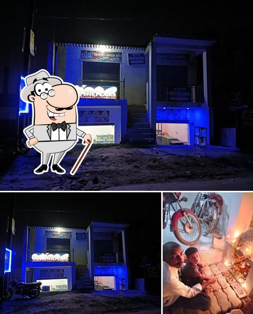 The picture of INDIAN SPICY ZAIKA RESTAURANT’s exterior and food