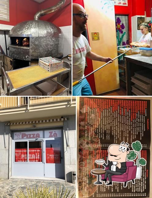 Dai un'occhiata agli interni di Pizza Za'