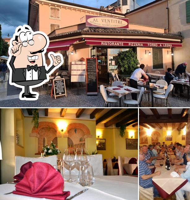 Gli interni di RISTORANTE AL 23