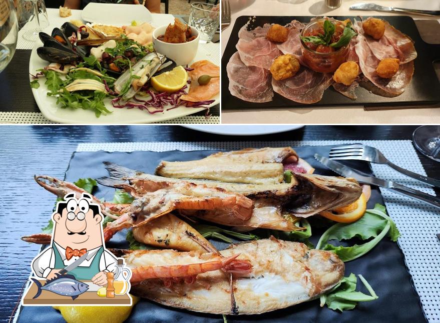 Salmone grigliato al Ristorante dal Pescatore