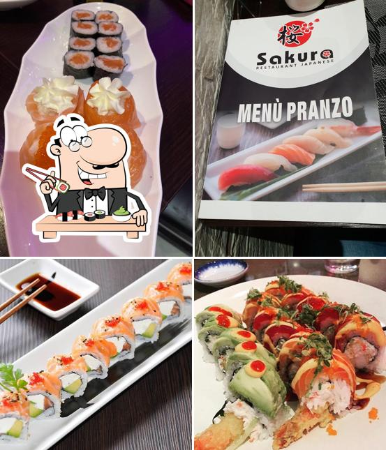Ordina le diverse opzioni di sushi