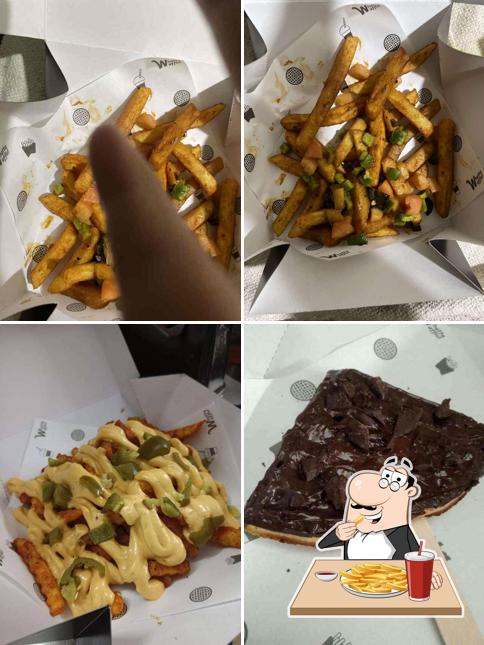 French fries at Whatta Waffle!