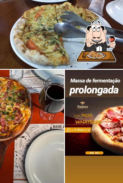 Consiga diferentes tipos de pizza