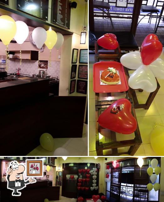 The interior of Awesome Cafe