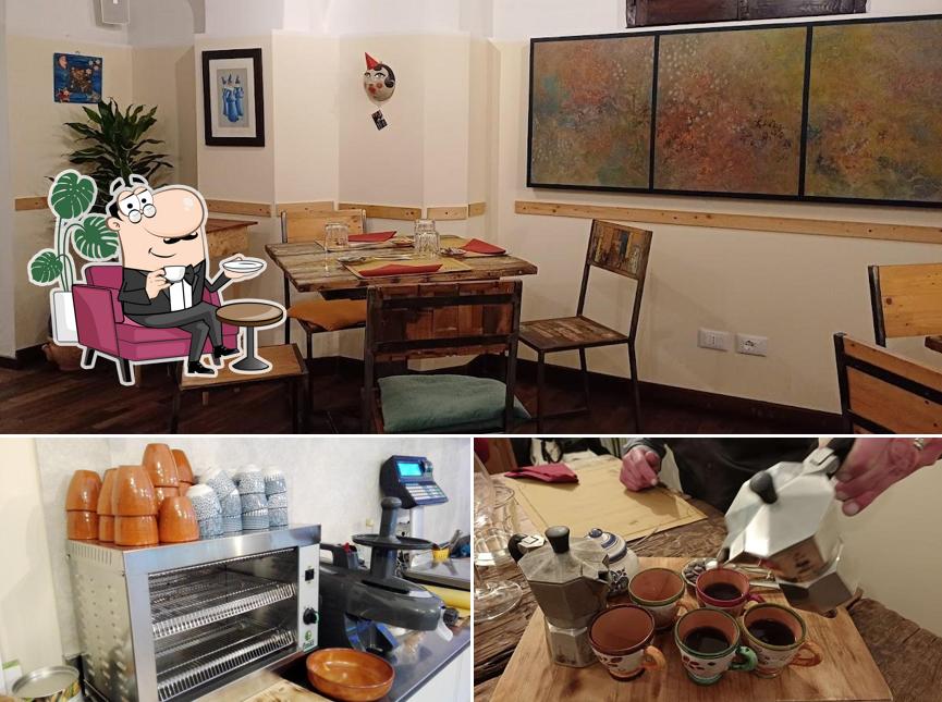 Questa è la immagine che mostra la interni e cibo di Gastrò Savona