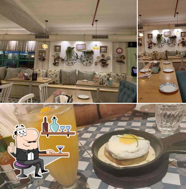 The interior of Grandmama's Cafe