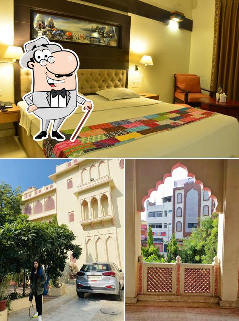 Among different things one can find exterior and interior at Hotel H R Palace