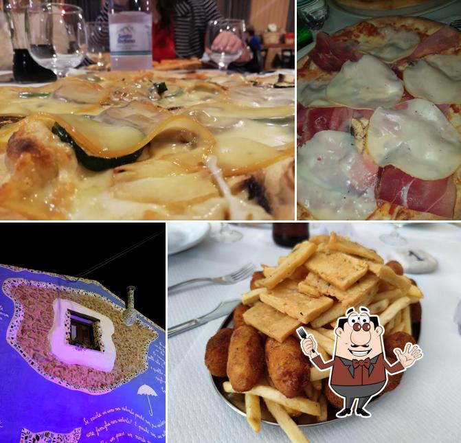 Cibo al Pizzeria La Borgatella