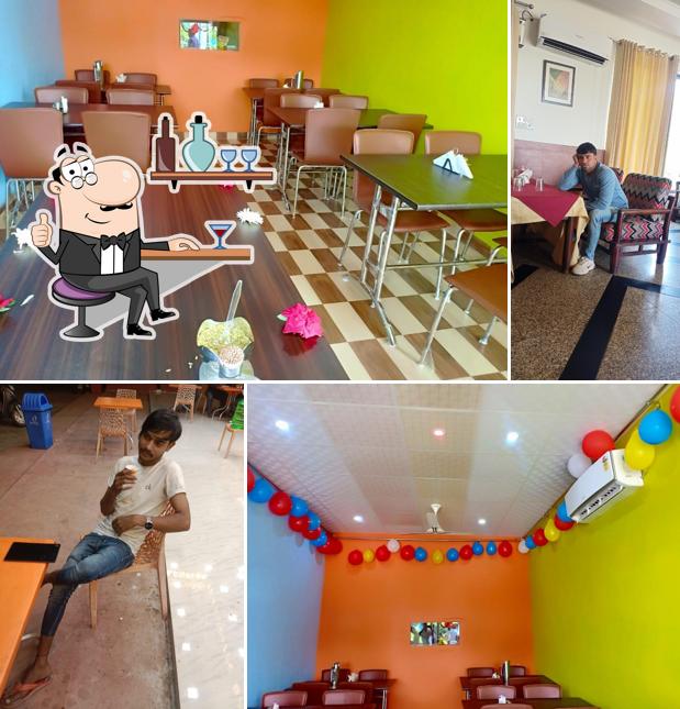 The interior of Lazeez Restaurant hodal