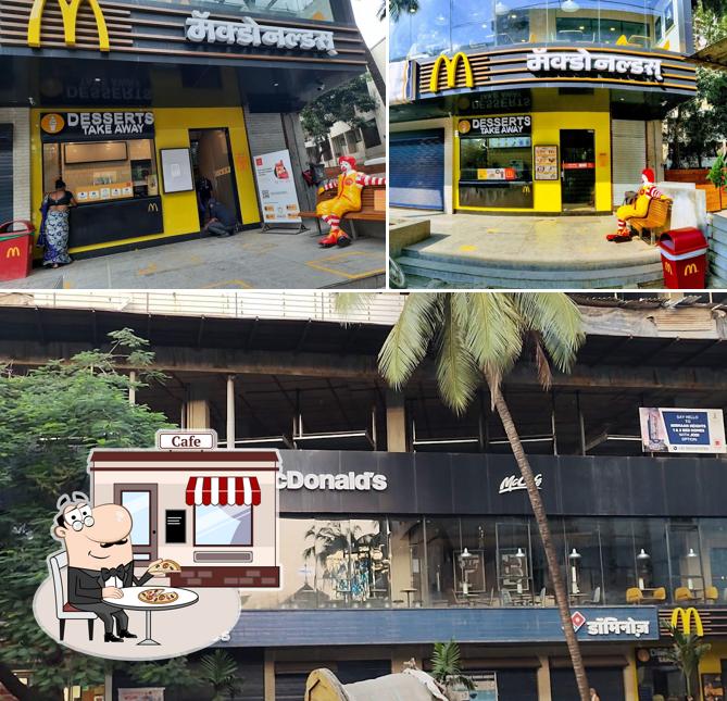 The exterior of McDonald's