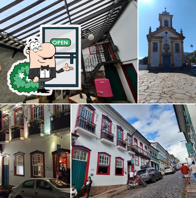 O exterior do Escadabaixo Bar Cozinha Brasileira