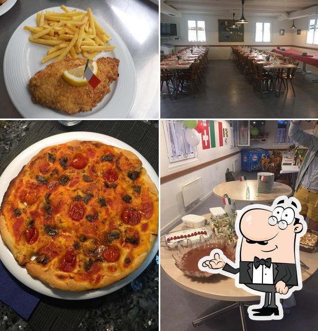 Questa è la immagine che raffigura la interni e cibo di Boccia Club Landquart