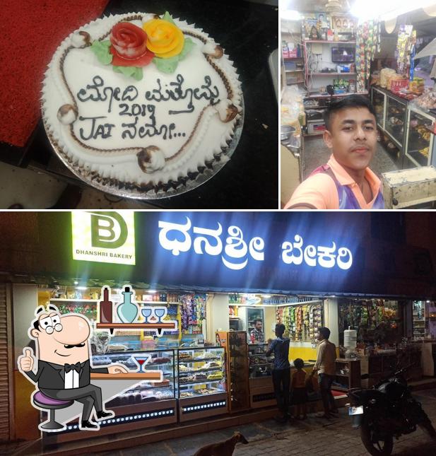 The interior of Dhanashree Bakery & Cake Shop