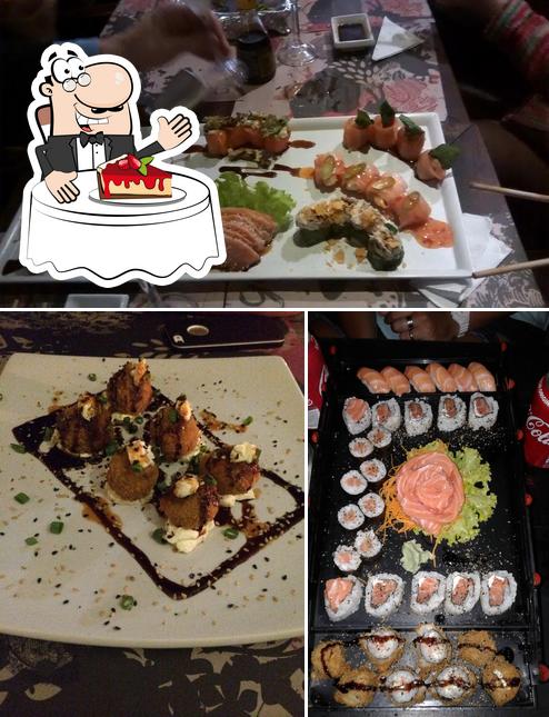 Goen Sushi Lounge serve uma gama de pratos doces
