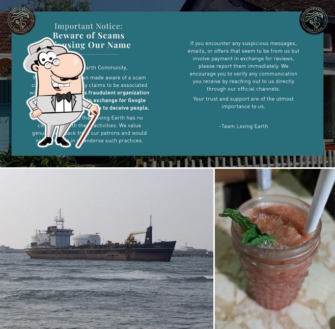 Check out how Loving Earth Cafe looks outside