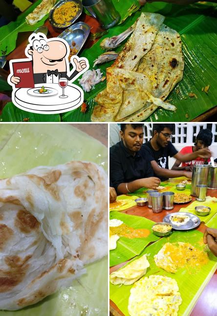 Food at Madurai Sri Muniyandi Vilas