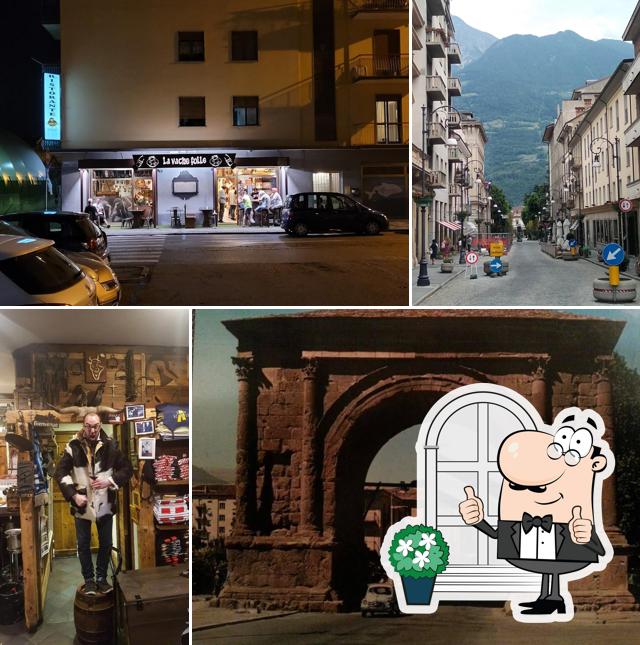 Gli esterni di Osteria La Vache Folle