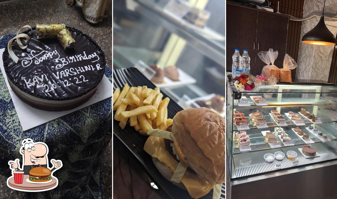 Hamburger at Santo Patisserie