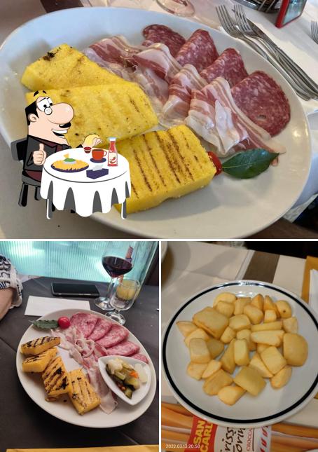 Piatto di formaggi al Trattoria Dai Zemei Snc Di Giacomello Francesco E C