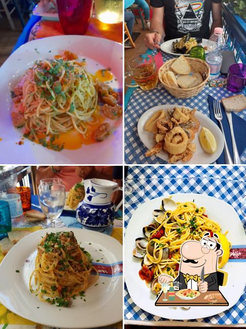 Cibo al osteria dei murales