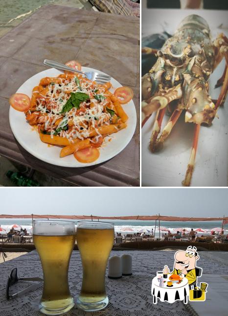 Among different things one can find food and beer at HOT PLATE