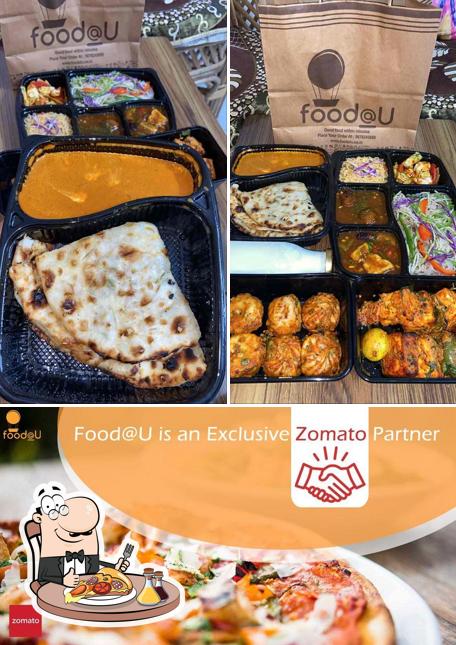 At Food@U, you can enjoy pizza