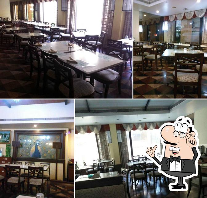 The interior of Kamat Hotel
