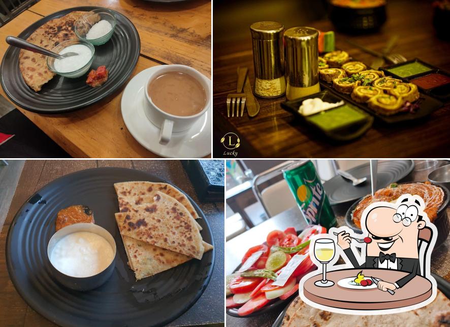 Food at Lucky Restaurant & Guest House