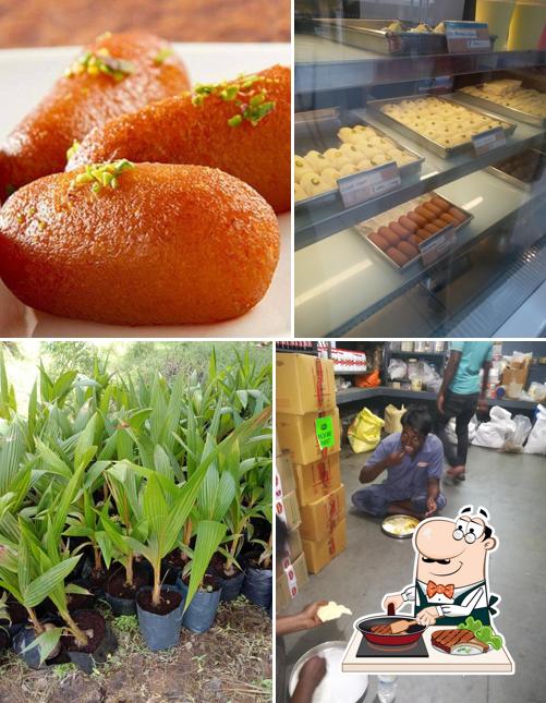 Pick meat dishes at Nandhiniee Sweets