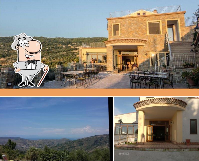 La esterno e interni del ristorante