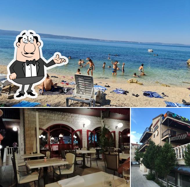 La foto della interni e esterno di Restaurant Dioklecijan